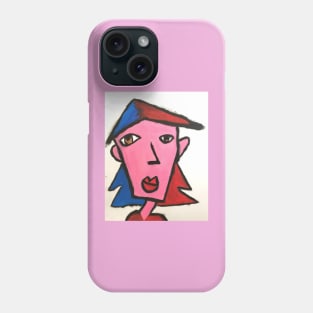 PInk Face Garbage Lady Phone Case