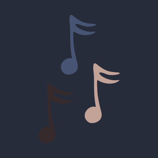 Elegant Music Notes by XOOXOO