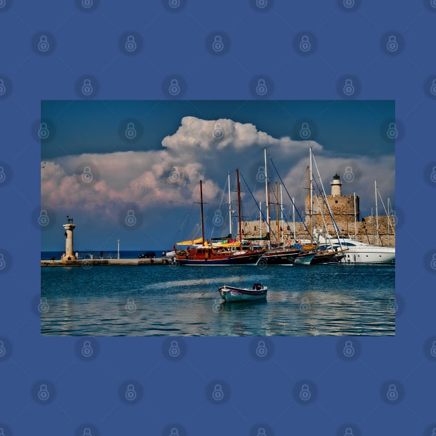 Greece. Rhodes. Harbor. by vadim19