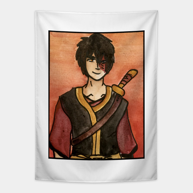 The Last Paintbender Zuko Art Nouveau Avatar The Last Airbender Tapestry Teepublic Signal meble avatar glass painting 120x80cm. teepublic