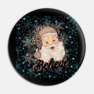 Sparkle Winter Santa Pin