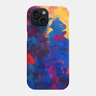 Dark Fire Abstract Painting Phone Case