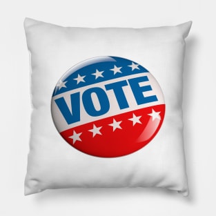 Image: Vote button Pillow