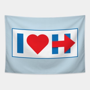 I Heart Hillary Tapestry