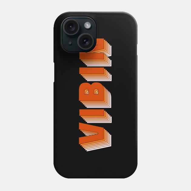 VIBIN warm colours red-orange design Phone Case by GrayLess