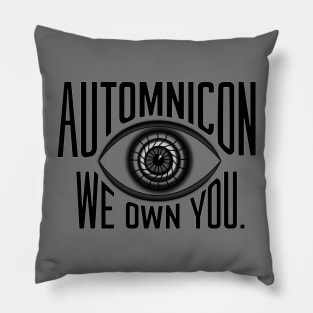 Mini Automnicon Logo (Black) Pillow