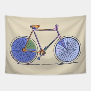 Bike in Purple Tapestry