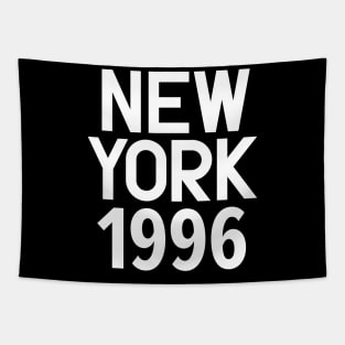 New York Birth Year Series: Modern Typography - New York 1996 Tapestry