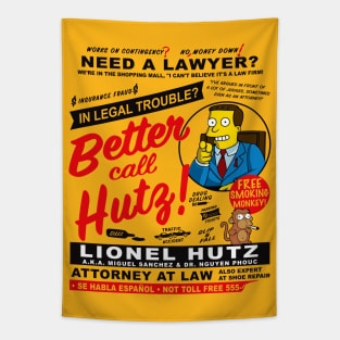 Legal Trouble Better Call Hutz Tapestry