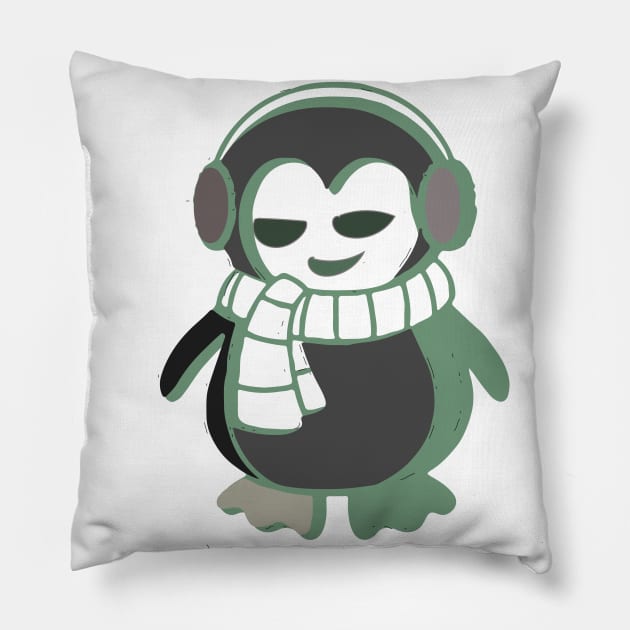 sir penguin Pillow by mobilunik