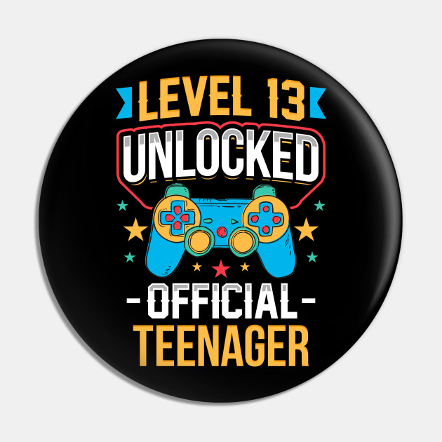 LEVEL 13 UNLOCKED OFFICIAL TEENAGER: Lined Journal Notebook For Girls &  boyes Who Are 13 Years Old, 13 th Birthday Gift, Funny Video Gamer Birthday