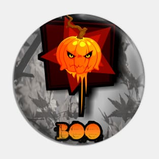 Jack O Lantern Autumn Fall Pumpkin Seasonal Halloween Orange Pin