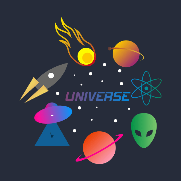 Universe, planet, alien, galaxy by gustavoscameli