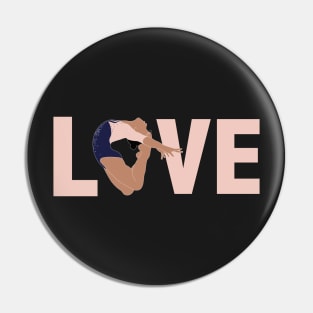 LOVE  - Gymnastics Pin