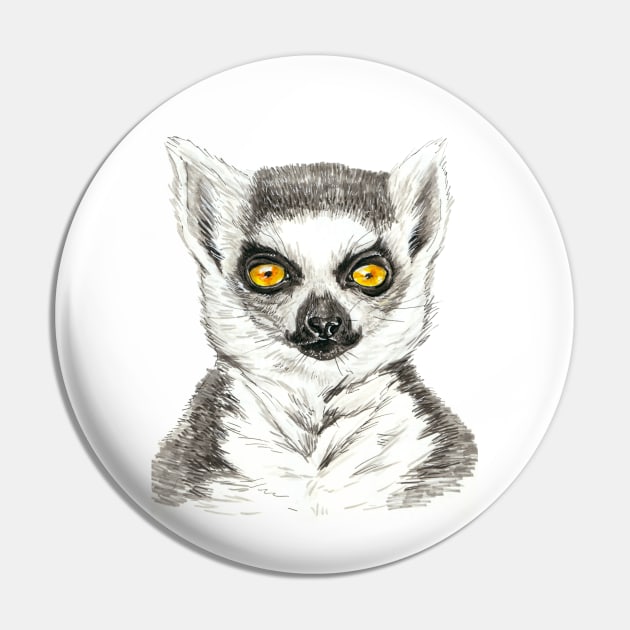 Lemur Pin by katerinamk