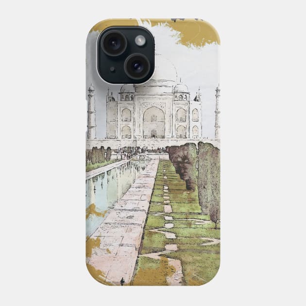 Taj Mahal Phone Case by KMSbyZet