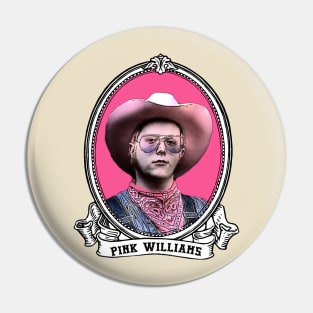Pink Williams Framed Portrait Pin