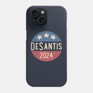 Vintage Ron DeSantis for president in 2024 Phone Case