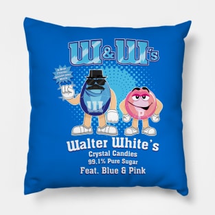 W&W's Crystal Candy Fet. Blue and Pink Pillow