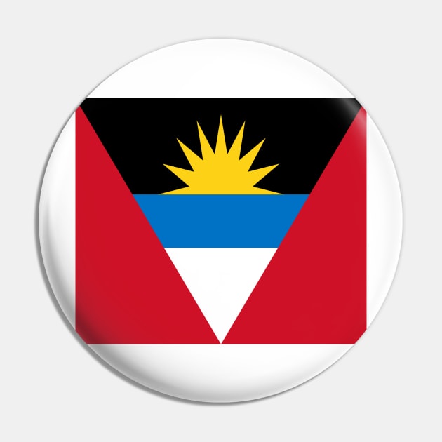 Antigua and Barbuda Flag Pin by flag for all
