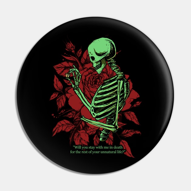 Skeleton Propose Pin by DeathAnarchy