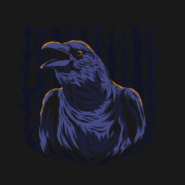 Crow by Rhunno