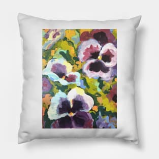 Pansies and Mums Pillow