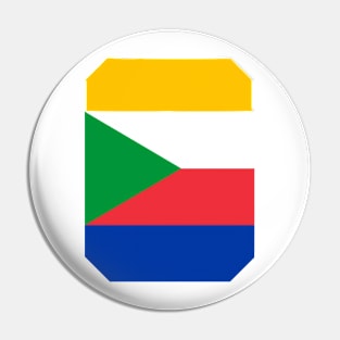 Comoros Flag Pin