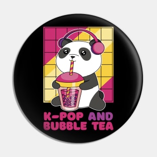 K-pop and bubble tea best gift for kpop lover and bubble tea lovers Pin