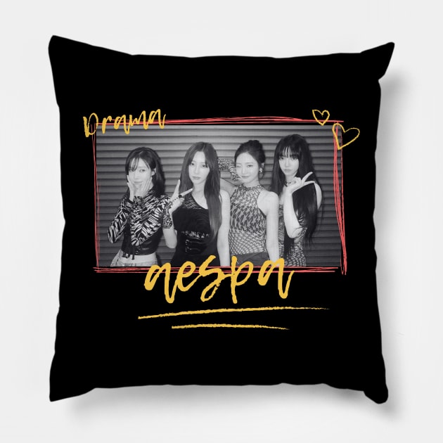 Aespa Drama Pillow by wennstore