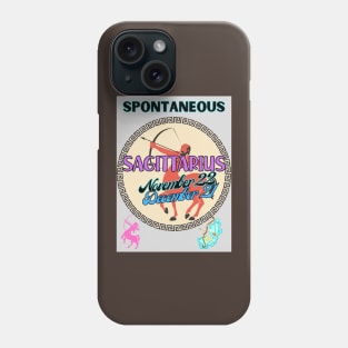 Astrology signs Sagittarius symbols Phone Case