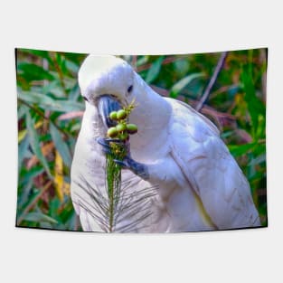 The Cockatoo Feeds! Tapestry