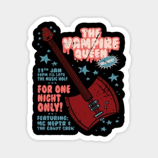 The Vampire Queen Music Poster Magnet