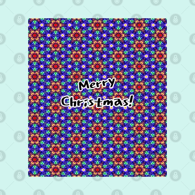 Sparkling Christmas tree pattern. by PatternFlower