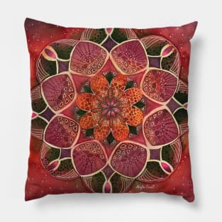 Mandala Flower Pillow