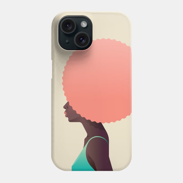 Afro style Phone Case by Santillan