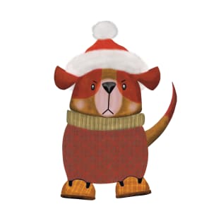 Grumpy Christmas Pup T-Shirt