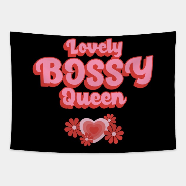 Lovely Bossy Queen Tapestry by Art Deck