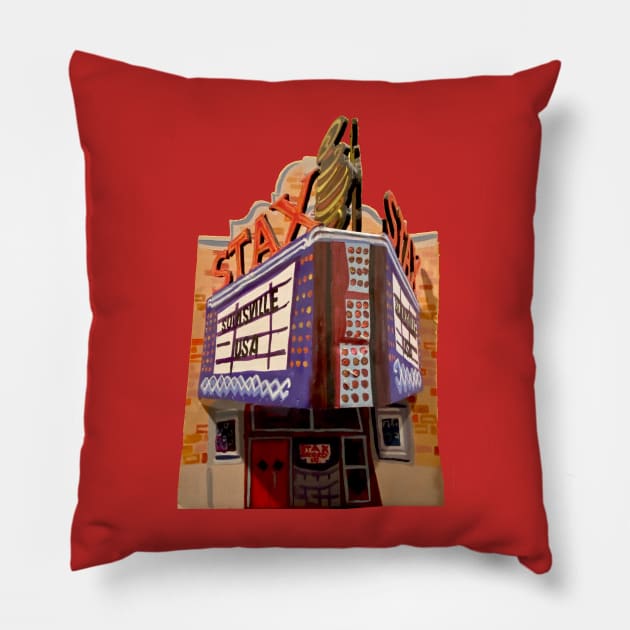 STAX Marquee Pillow by SPINADELIC