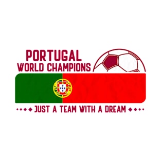 Portugal Soccer Team The Portuguese Flag for Football Lovers T-Shirt