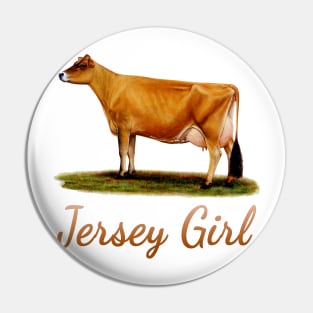 A Real Jersey Girl Pin