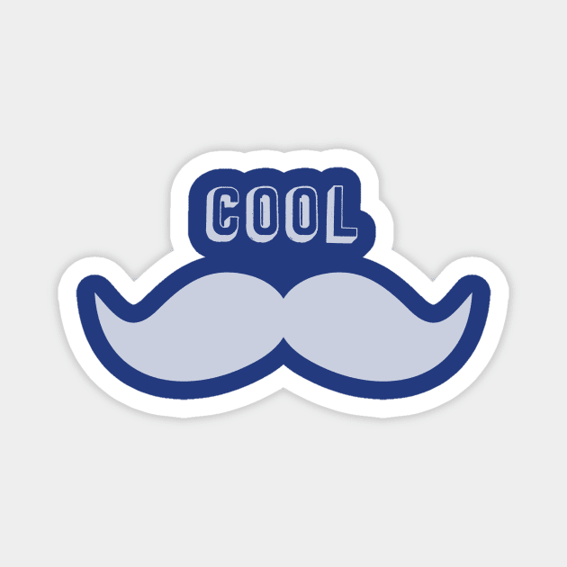 Cool Mustache Magnet by JasonLloyd