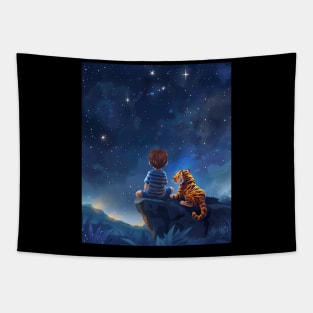 Calvin and Hobbes Themes Tapestry