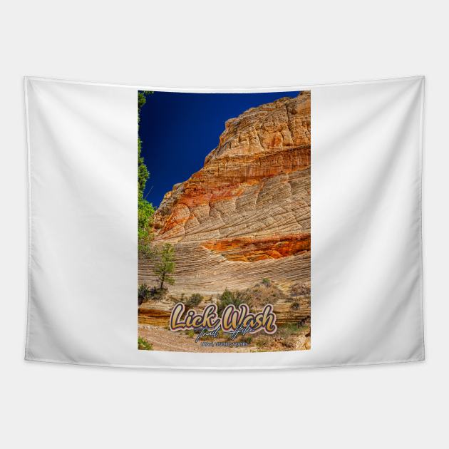 Lick Wash Trail Hike Tapestry by Gestalt Imagery