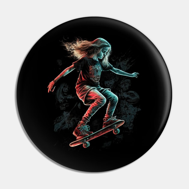 skater girl Pin by JayD World