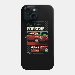 Retro Porsche 356 Phone Case