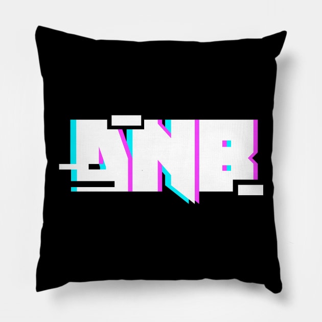 DNB Drum And Bass / Drum N Bass EDM Rave Pillow by MeatMan