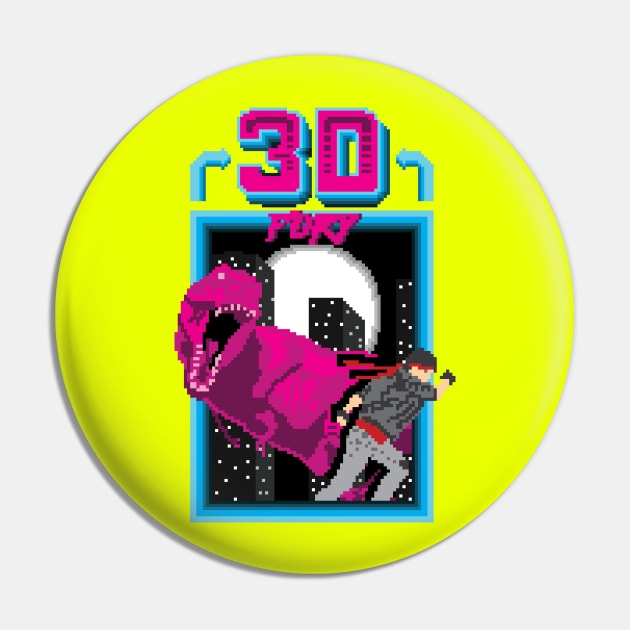 3D Fury Pin by Bomdesignz