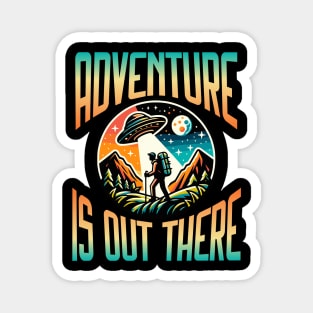 Adventure is out there Magnet