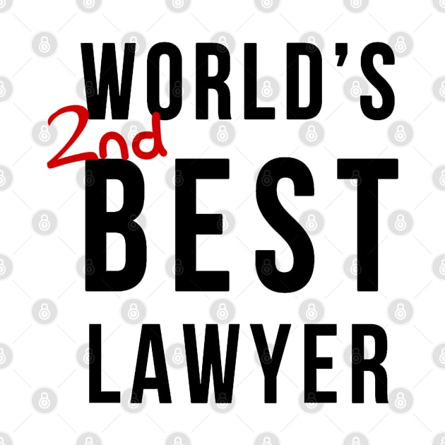 World's 2nd Best Lawyer by FoxBox